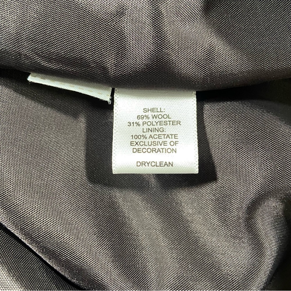 LOFT Wool Blend Brown Lined Pencil Skirt - Women’s 14 - Picture 9 of 10